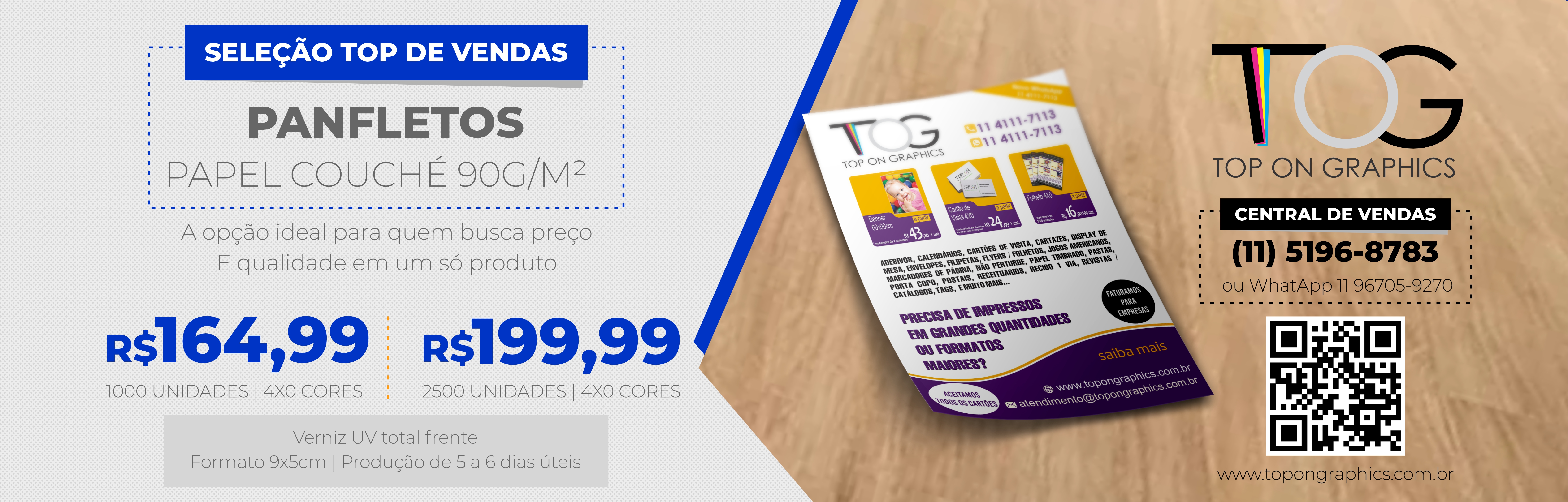 Folder 90. O melhor preço do mercado. Gráfica Top On Graphics